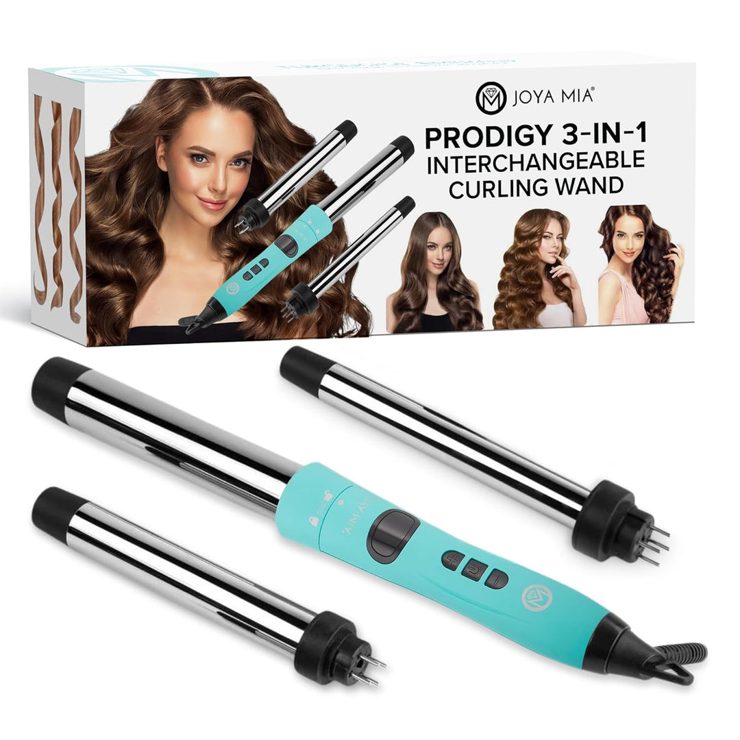 Prodigy Interchangeable Curling Wand Teal